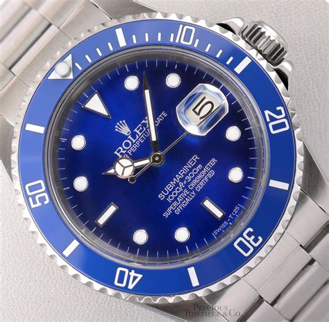 rolex submariner date blue price